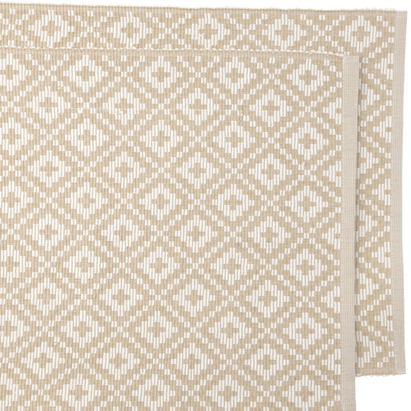 2 placemats met ribstructuur