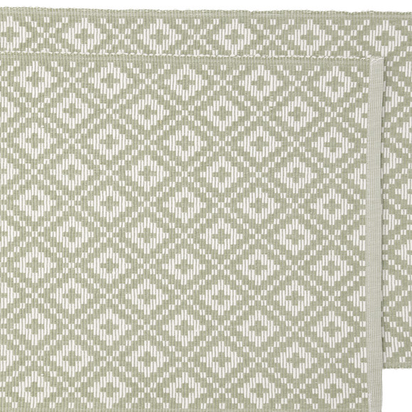 2 placemats met ribstructuur