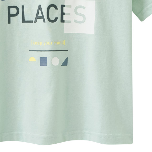 Jongens T-shirt met borstprint