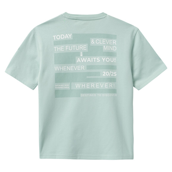 Jungen T-Shirt mit Rückenprint mintgrün
