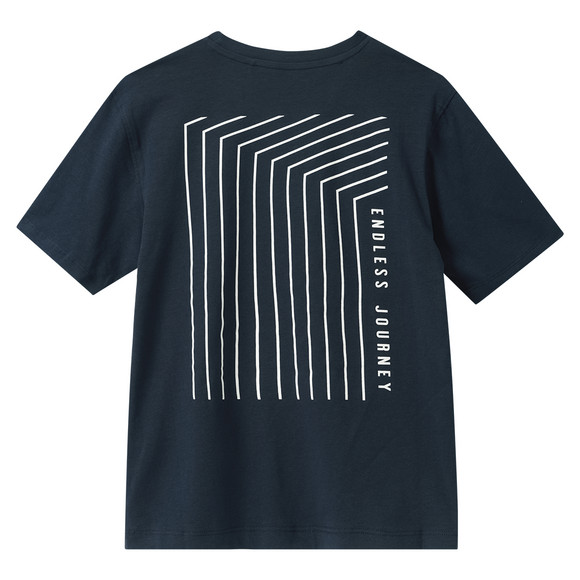 Jungen T-Shirt mit Rückenprint dunkelblau