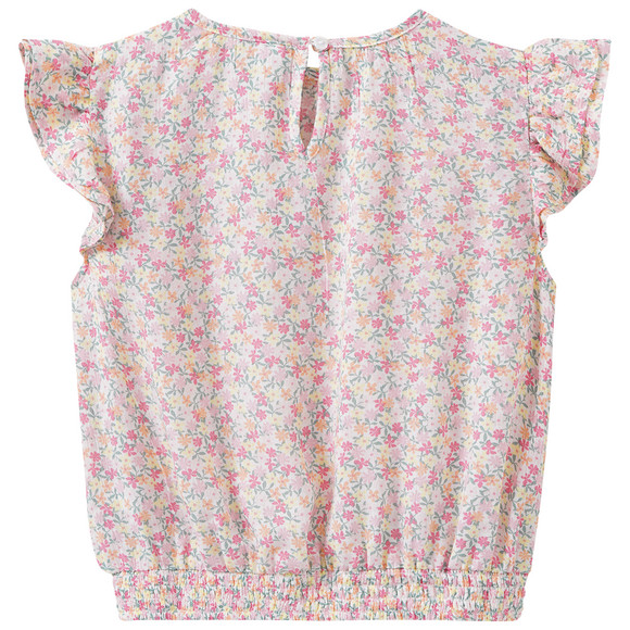 Mädchen Blusenshirt Blümchen allover