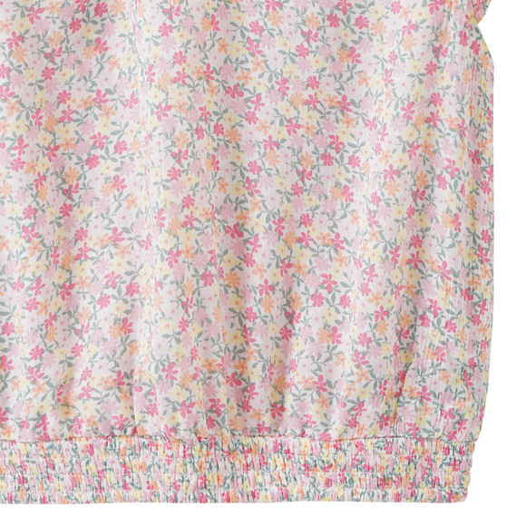 Mädchen Blusenshirt Blümchen allover