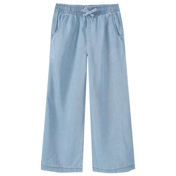 Mädchen Hose in Denim-Optik