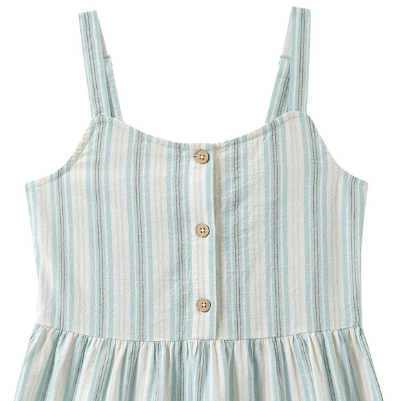 Mädchen Kleid im Streifen-Look