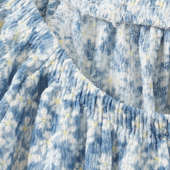 Mädchen Kleid mit Allover-Muster