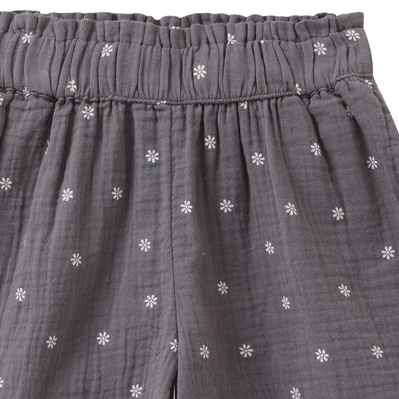 Mädchen Musselin-Shorts mit Blumen-Allover