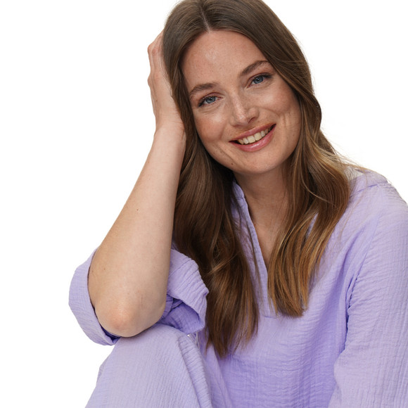 Damen Musselin-Bluse aus Bio-Baumwolle