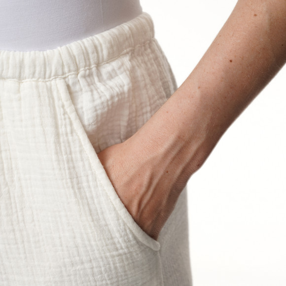 Damen Musselin-Hose aus Bio-Baumwolle