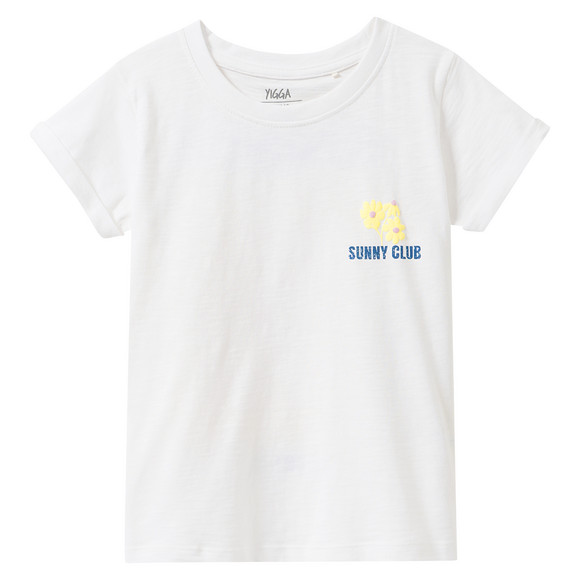 Mädchen T-Shirt mit Rücken-Print