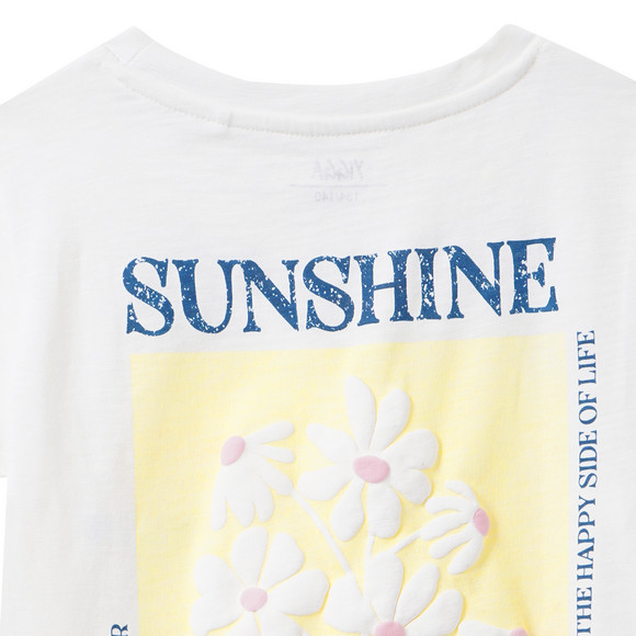 Mädchen T-Shirt mit Rücken-Print