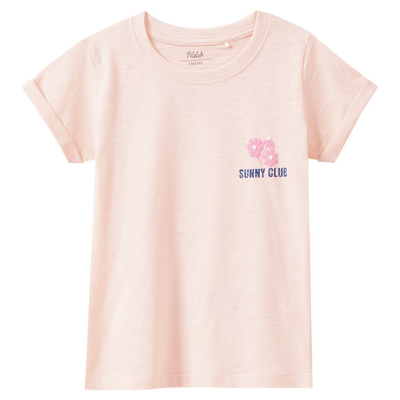 Mädchen T-Shirt mit Rücken-Print
