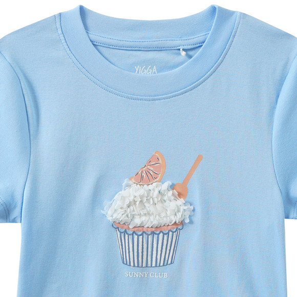 Mädchen T-Shirt mit Eis-Motiv