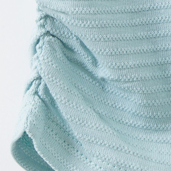 Meisjes-T-shirt met gestructureerd materiaal