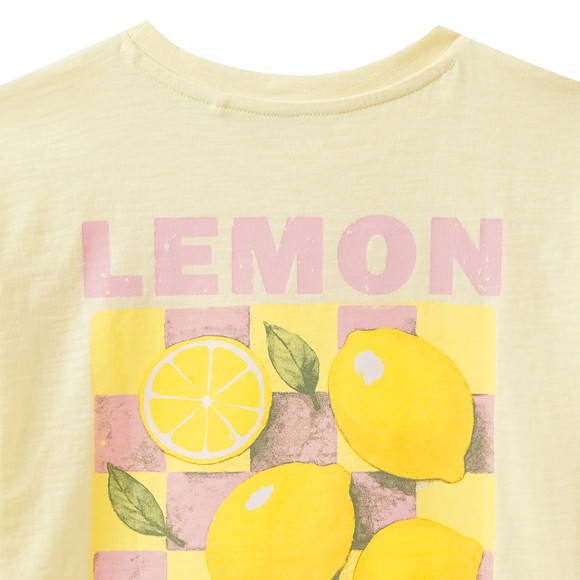 Mädchen T-Shirt mit Rücken-Print
