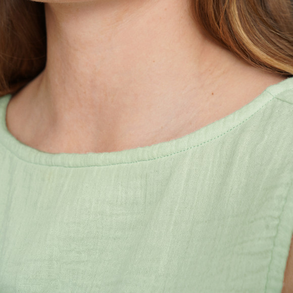 Damen Musselin-Top aus Bio-Baumwolle