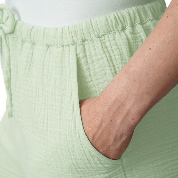 Damen Musselin-Shorts aus Bio-Baumwolle