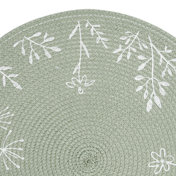 Platzset mit Stickerei