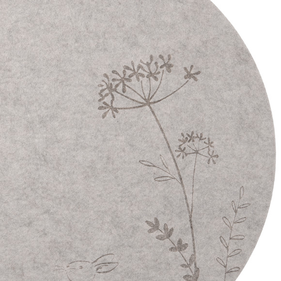 Placemat van vilt