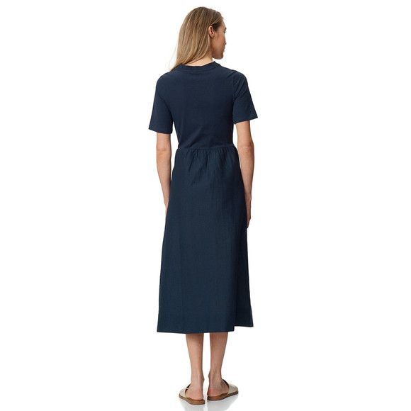 Damen Kleid in Seersucker-Struktur