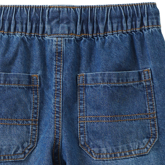 Jungen Pull-On Jeans-Shorts mit Tunnelzug