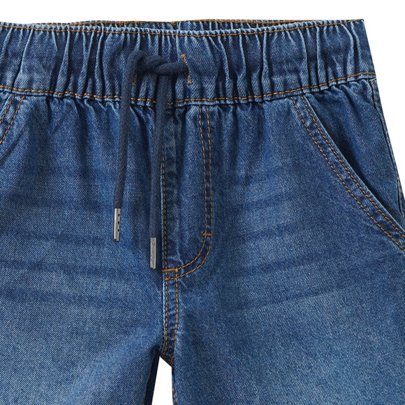 Jungen Pull-On Jeans-Shorts mit Tunnelzug