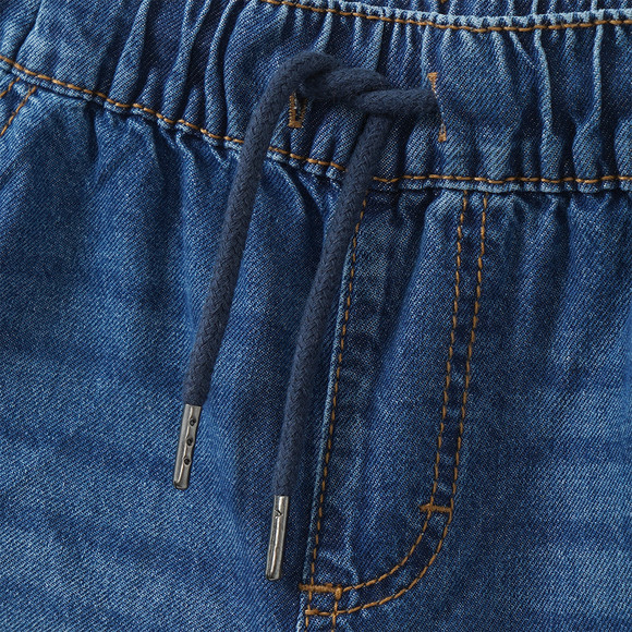 Jungen Pull-On Jeans-Shorts mit Tunnelzug