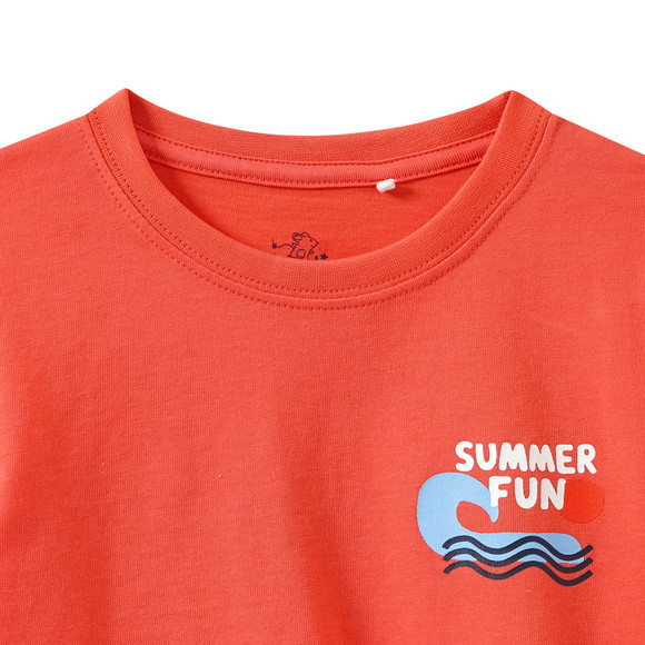Jungen T-Shirt mit Rücken-Print