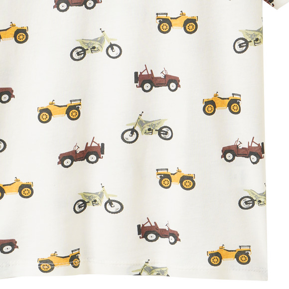 Jungen T-Shirt mit Fahrzeug-Prints