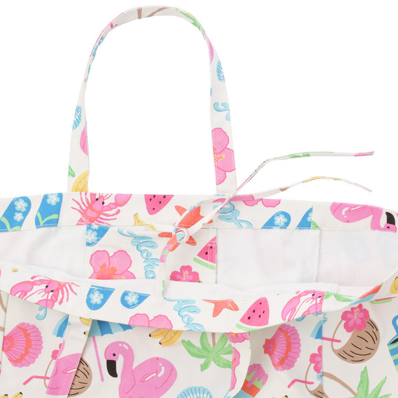 Strandtasche mit sommerlichen Motiven