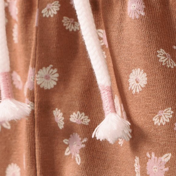 Mädchen Shorts mit Blümchen-Muster