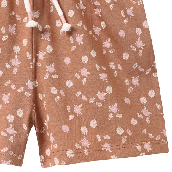 Mädchen Shorts mit Blümchen-Muster