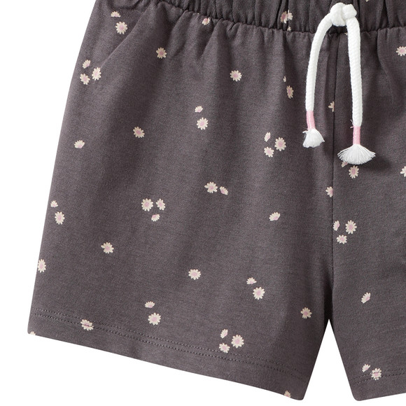 Mädchen Shorts mit Blümchen-Muster