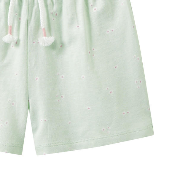 Mädchen Shorts mit Blümchen-Muster