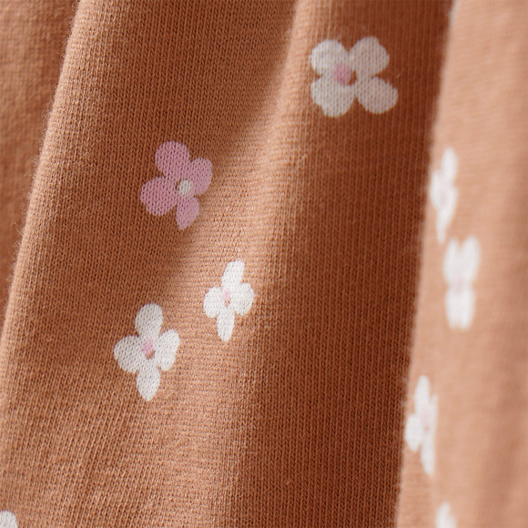 Mädchen Kleid mit Blumen-Prints