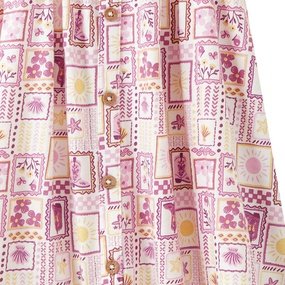Mädchen Kleid im Patchwork-Dessin