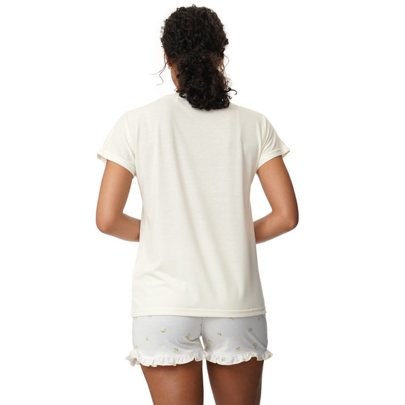 Damen Schlafshirt mit Zitronen-Print