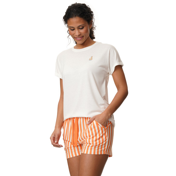 Damen Shorty mit Cocktail-Print