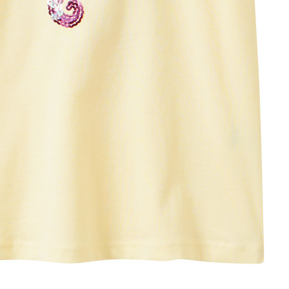 Mädchen T-Shirt mit Pailletten