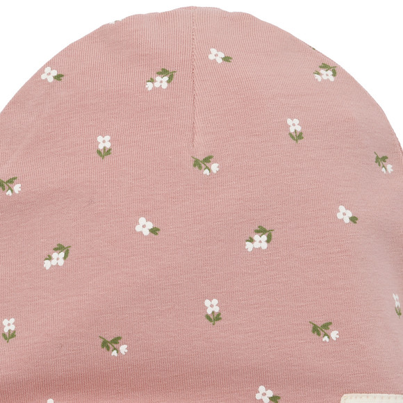 Baby Mütze mit Blümchen