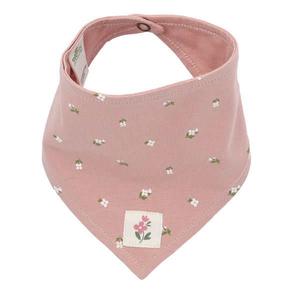 Baby Bandana mit Blümchen rosa