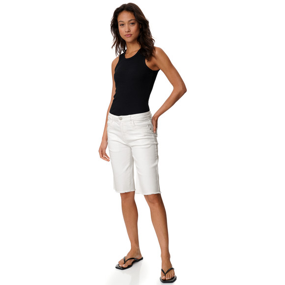 Damen Jeansshorts mit Knopf
