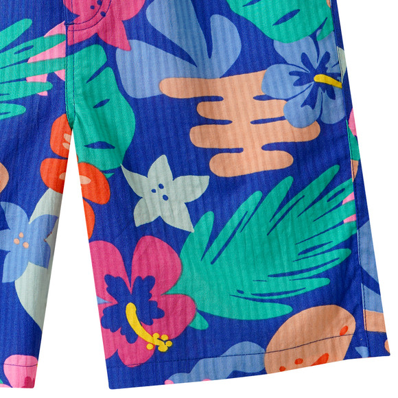 Jungen Shorts im Tropical-Look