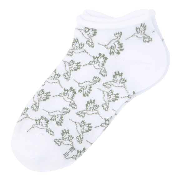 5 Paar Damen Sneaker-Socken mit Blumen