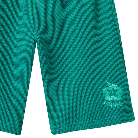 Jungen Joggingshorts mit Waffelstruktur
