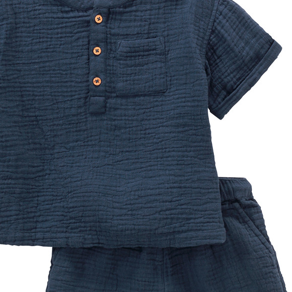 Baby Musselin-Set mit Shirt und Shorts