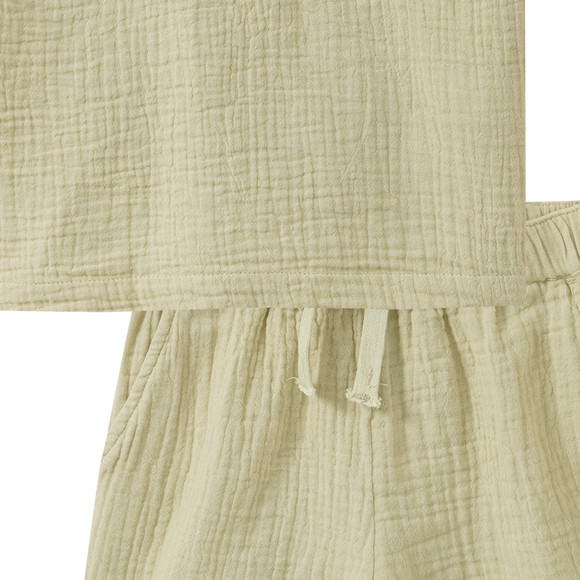 Baby Musselin-Set mit Shirt und Shorts