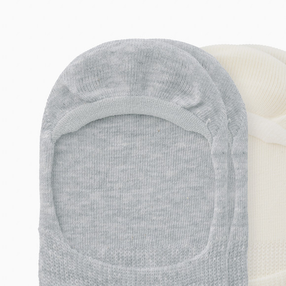 2 Paar Damen Füßlinge mit Bio-Baumwolle