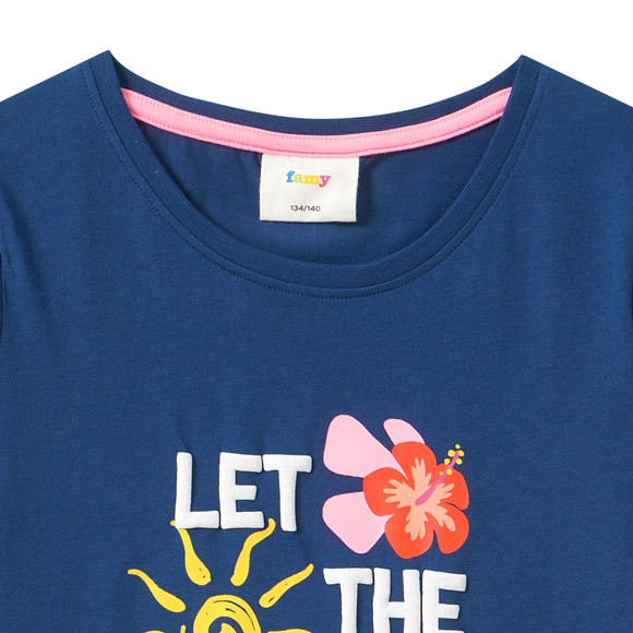 Mädchen T-Shirt mit Front-Print