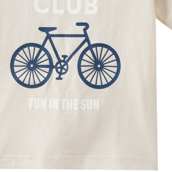 Jungen T-Shirt mit Fahrrad-Print